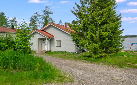 Vuokatti Villas Karhu: Boat, Blue, Watercraft, Boats And Boating--Equipment And Supplies, Port, Waterway, Harbor, Marina, Naval Architecture, Channel