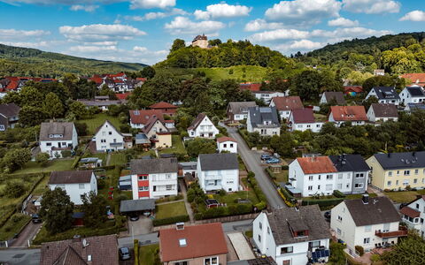 Schwalenberg 196: Roof, Shrub, House, Home, Cottage, Land Lot, Groundcover, Garden, Estate