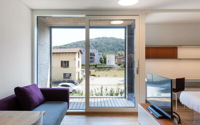 Accommodation:&nbsp;Lo Scudo di Stabio 1 Zi.studio Süd. 1.1