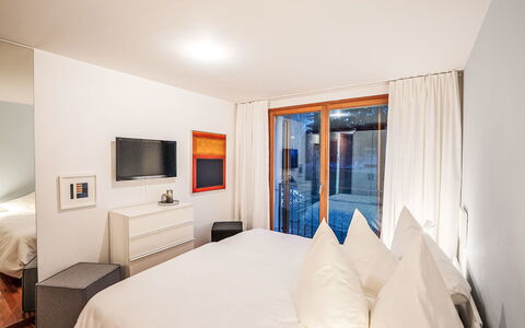 Chesa Promulins: Apartment, Condominium, Swimming Pool, Dock, Marina, Resort, Hotel, Resort Town, Walkway