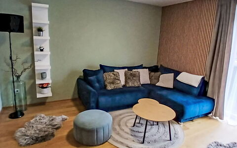 Na Kovárně: Furniture, Interior Design, Flooring, Floor, Cushion, Couch, Textile, Living Room, Throw Pillow, Room