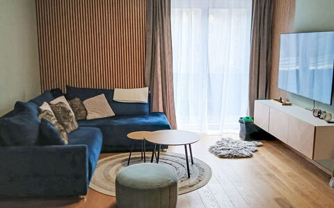 Na Kovárně: Furniture, Interior Design, Flooring, Floor, Wall, Couch, Wood, Room, Living Room, Home