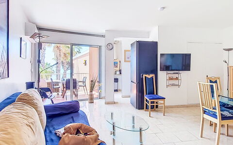 Villa Botrel: Furniture, Flooring, Interior Design, Floor, Apartment, Chair, Couch, Living Room, Coffee Table
