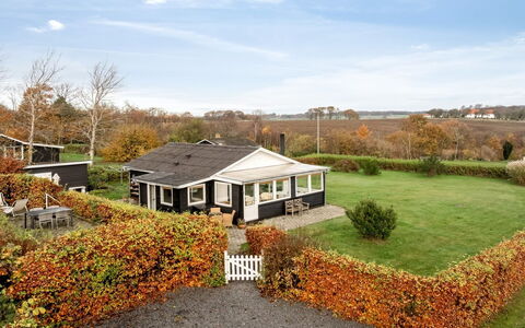 Hjalma - 250M to the Fjord: Grass, House, Home, Roof, Landscape, Shrub, Residential Area, Cottage, Rural Area
