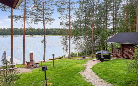 Nurmirinne: Garden, Cottage, Chair, Shade, Yard, Backyard, Outdoor Furniture, Landscaping, Lawn, Deck