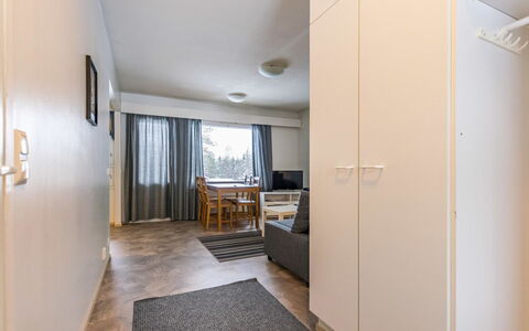 Kotipaljakka A3: Interior Design, Flooring, Floor, Furniture, Wood, Ceiling, Room, Apartment, Lighting, Wood Flooring