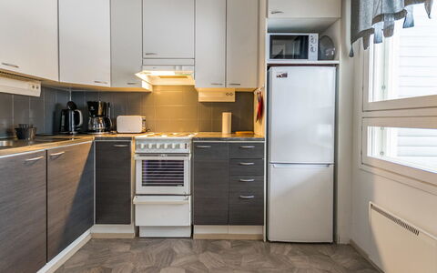 Kotipaljakka A3: Kitchen Appliance, Kitchen, Countertop, Major Appliance, Cabinetry, Home Appliance, Interior Design, Furniture, Flooring, Wood