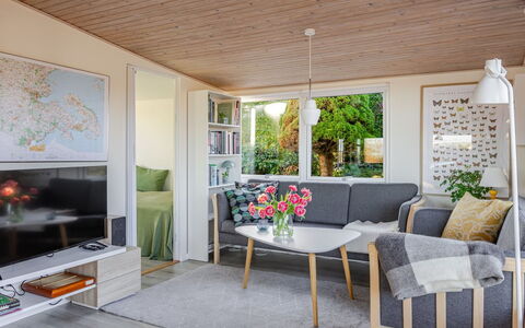 Martti - 200M from the Sea: Furniture, Interior Design, Flooring, Couch, Floor, Wood, Living Room, Ceiling, Room, Lighting