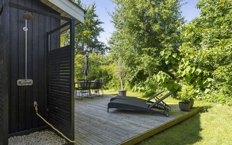 Elaina - 290M from the Sea: Roof, Home, Door, Cottage, Shade, Siding, Yard, Estate, Backyard
