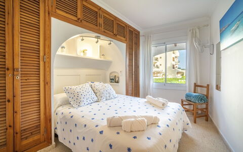Carabela Chic: Interior Design, Furniture, Bedroom, Wall, Bed, Floor, Wood, Flooring, Ceiling, Room