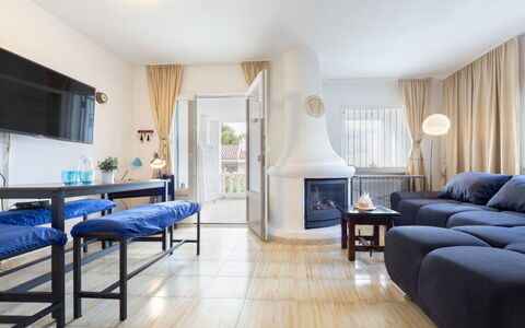 Vita: Interior Design, Flooring, Furniture, Floor, Ceiling, Lighting, Couch, Room, Living Room, Wood Flooring