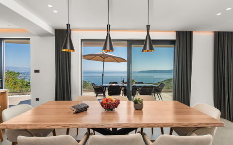 Marmonte: Furniture, Interior Design, Wood, Table, Kitchen & Dining Room Table, Light Fixture, Flooring, Dining Room, Lighting, Ceiling