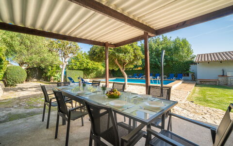 Ca Na Canta: Furniture, Chair, Table, Kitchen & Dining Room Table, Floor, Flooring, Sea, Balcony, Resort, Outdoor Furniture