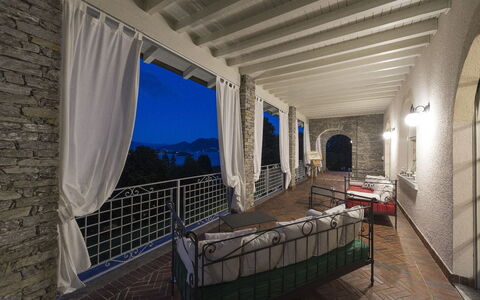 Alina Villa: Furniture, Flooring, Floor, Chair, Ceiling, Balcony, Villa, Outdoor Furniture, Hotel, Eco Hotel