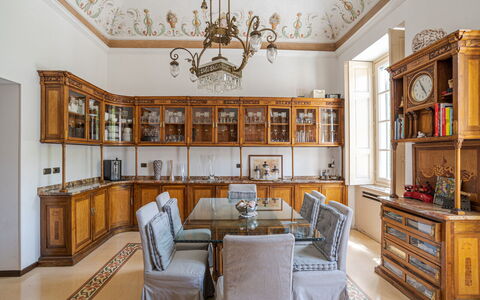 Gallietta: Furniture, Interior Design, Flooring, Wood, Table, Floor, Ceiling, Room, Dining Room, Lighting