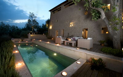 Asolina Villa: Wall, Swimming Pool, Architecture, Outdoor Furniture, Composite Material, Home, Flowerpot, Estate, Water Feature, Courtyard