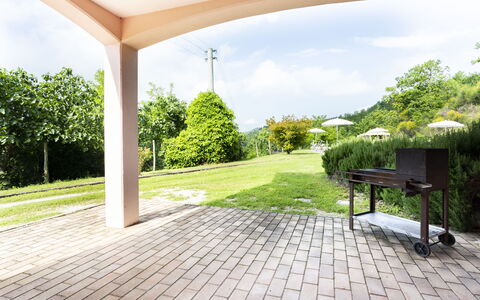 Villa Altavista: Garden, Shade, Pavilion, Landscaping, Lawn, Outdoor Structure, Eco Hotel, Yard, Park, Backyard