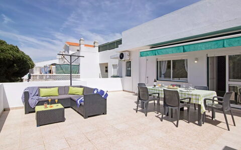 Kaya- Sunny Way: Flooring, Floor, Furniture, Chair, Apartment, Balcony, Shade, Outdoor Furniture, Tile, Kitchen & Dining Room Table