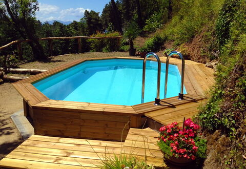 Podere la Botte, Pool, Lari: Wood, Leisure, Swimming Pool, Wood Stain, Hardwood, Backyard, Eco Hotel, Plank, Outdoor Furniture