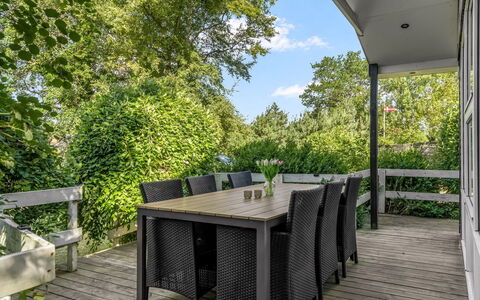 Felicia - from the Sea: Furniture, Wood, Table, Outdoor Furniture, Porch, Chair, Outdoor Table, Kitchen & Dining Room Table, Shade, Deck