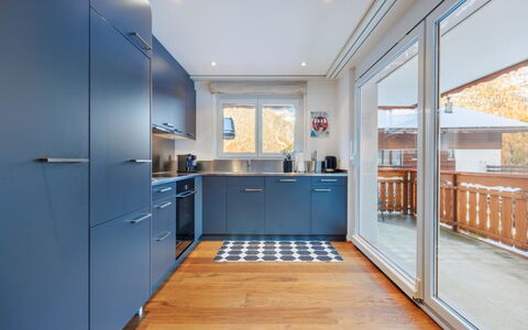 Cornelia 1: Flooring, Interior Design, Floor, Kitchen, Wood, Cabinetry, Countertop, Ceiling, Furniture, Kitchen Appliance
