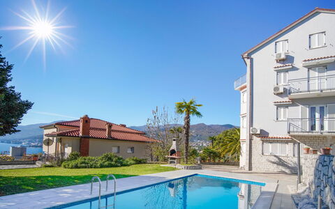 Opatija Matulji 406: Blue, Swimming Pool, Residential Area, Resort, Eco Hotel, Estate, Villa, Balcony, Resort Town, Outdoor Furniture