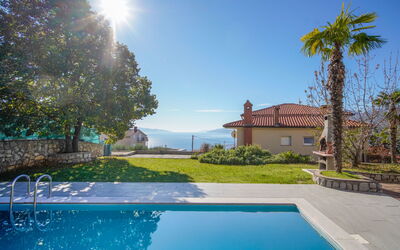 Opatija Matulji 406: Blue, Swimming Pool, Residential Area, Resort, Eco Hotel, Estate, Flagstone, Villa, Shade, Landscaping