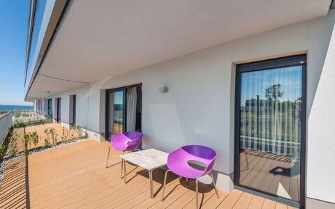 Gardenia: Furniture, Chair, Table, Apartment, Outdoor Furniture, Balcony, Kitchen & Dining Room Table, Condominium, Shade, Patio