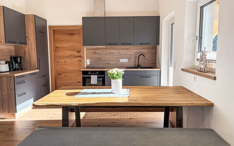 Leitner: Furniture, Flooring, Interior Design, Wood, Floor, Kitchen & Dining Room Table, Cabinetry, Table, Countertop, Kitchen