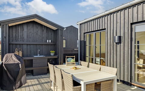 Eida - 500M from the Sea: Cottage, Backyard, Yard, Garden Buildings, Shed, Siding, Outdoor Furniture, Log Cabin, Outdoor Structure, Shack