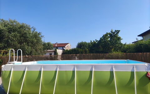 Villa Lory: Swimming Pool, Garden, Backyard, Lawn, Plastic, Shade, Yard, Artificial Turf