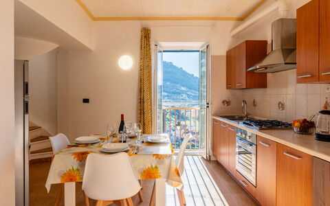 Il Girasole: Landscape, Bird'S-Eye View, Aerial Photography, Coast, Bay, Tropics, Resort Town