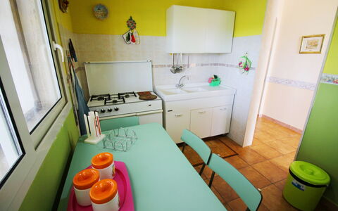 Villa Floridia: Furniture, Interior Design, Flooring, Kitchen, Major Appliance, Floor, Room, Countertop, Kitchen Appliance, Lighting