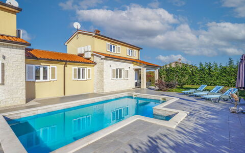 Istria Queen: Blue, Swimming Pool, Residential Area, Home, House, Resort, Roof, Composite Material, Estate, Eco Hotel