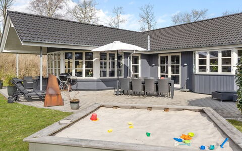 Esben - 11Km from the Sea: Roof, House, Home, Cottage, Siding, Estate, Driveway, Garden Buildings, Yard, Shed