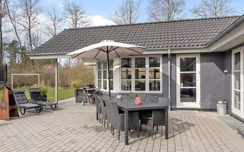 Esben - 11Km from the Sea: Roof, House, Home, Cottage, Siding, Estate, Driveway, Garden Buildings, Yard, Shed