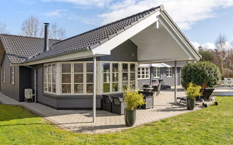 Esben - 11Km from the Sea: Roof, House, Home, Cottage, Siding, Estate, Driveway, Garden Buildings, Yard, Shed
