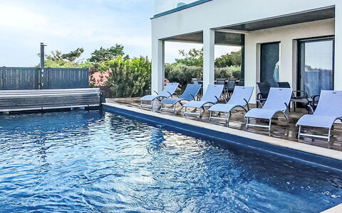 Villa Dune: Swimming Pool, Composite Material, Resort, Estate, Outdoor Furniture, Shade, Villa, Hotel, Eco Hotel, Chair