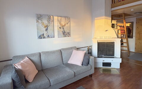 Lumikeidas: Furniture, Flooring, Floor, Interior Design, Couch, Wood, Living Room, Room, Wood Flooring, Lighting