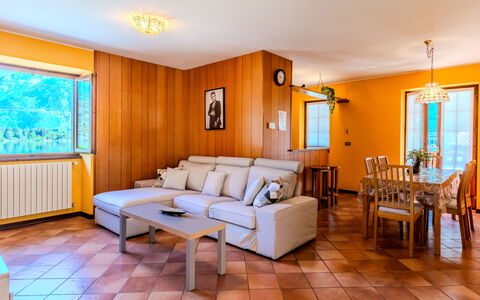 House Bigio: Interior Design, Flooring, Floor, Furniture, Wood, Ceiling, Room, Couch, Living Room, Lighting