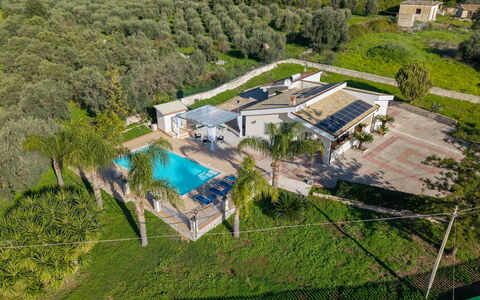 Villa Ninfa: Swimming Pool, Residential Area, Resort, Estate, Home, Bird'S-Eye View, Aerial Photography, Mansion, Hacienda, Landscaping