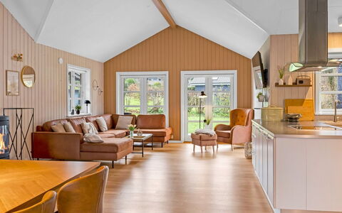 Marisol - 200M from the Sea: Interior Design, Flooring, Furniture, Wood, Ceiling, Floor, Couch, Wood Flooring, Living Room, Room