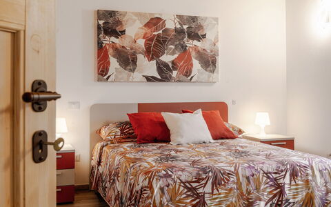 Villa Zena: Furniture, Bed, Interior Design, Bedroom, Bedding, Bed Sheet, Wall, Flooring, Room, Floor