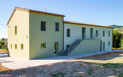 Villa Zena: Wall, Facade, Architecture, Home, Residential Area, Door, Composite Material, Estate, Balcony, Plaster