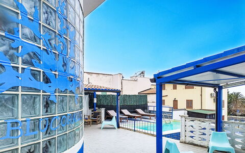 Blu Corallo: Blue, Composite Material, Swimming Pool, Apartment, Shade, Hotel, Resort