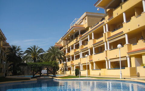 Dénia 155: Water, Sky, Property, Building, Swimming Pool, Plant, Tree, Shade, Residential Area, Condominium