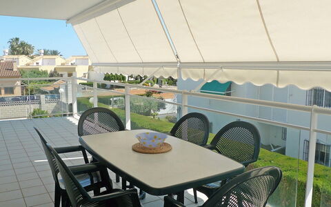 Turquesa: Property, Real Estate, Shade, Room, Building, Table, House, Interior Design, Porch, Furniture