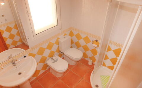 Villa Lyndy: Bathroom, Property, Room, Floor, Tile, Toilet Seat, Toilet, House, Interior Design, Home