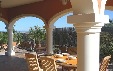 Villa Corona: Property, Building, Column, Real Estate, Architecture, Porch, Room, House, Arch, Patio