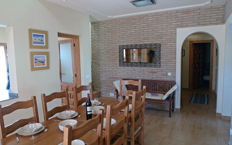 Villa Corona: Room, Property, Building, Floor, Furniture, Interior Design, Hardwood, Ceiling, Table, Wood Flooring